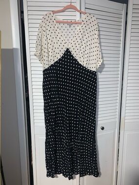 A New Day Plus Size Women’s Polka Dot Dress